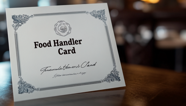 food handler card